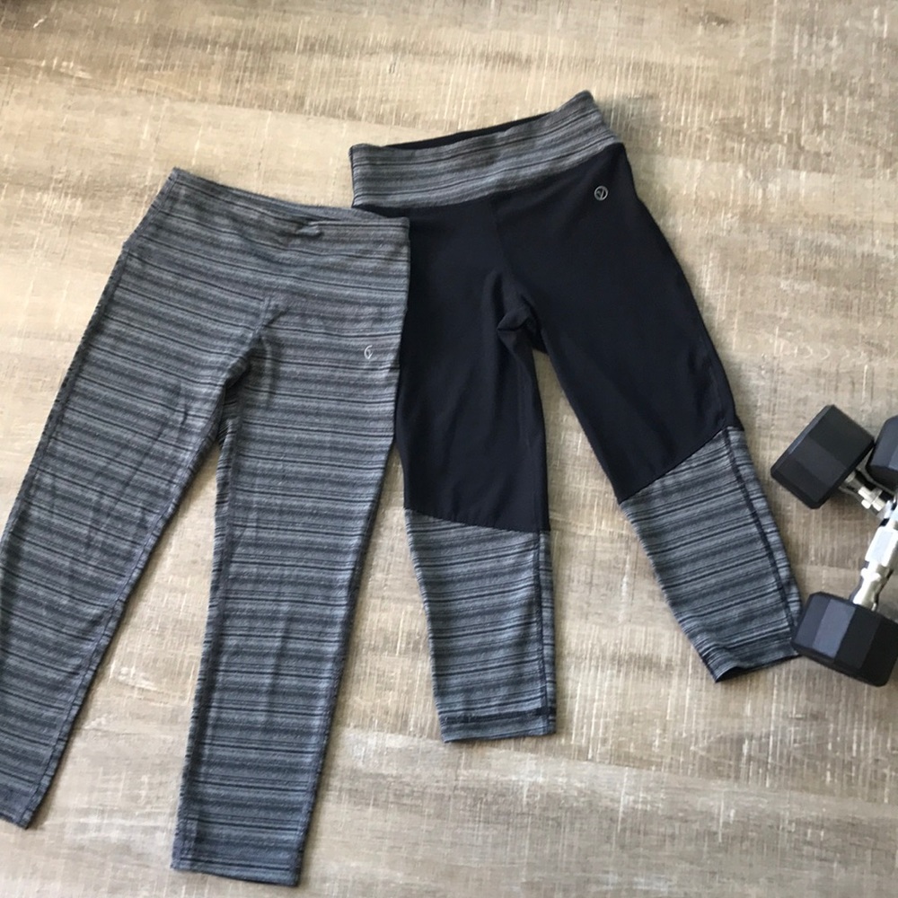 Two workout capris.